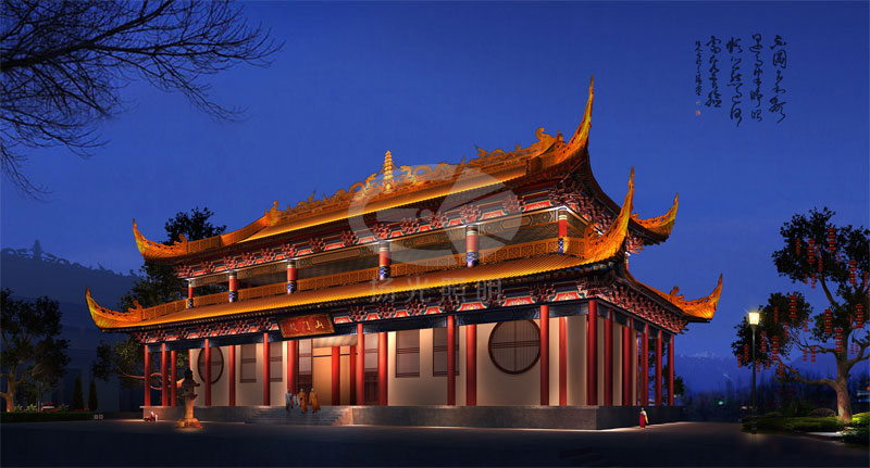 古建筑亮化設(shè)計 古建筑亮化設(shè)計