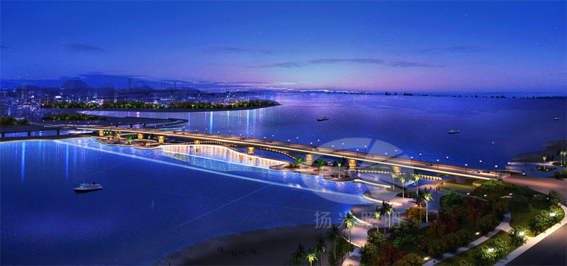 海南?；◢u夜游燈光