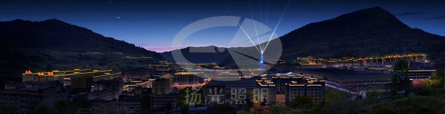 重慶云陽工業(yè)園區(qū)夜景照明設計